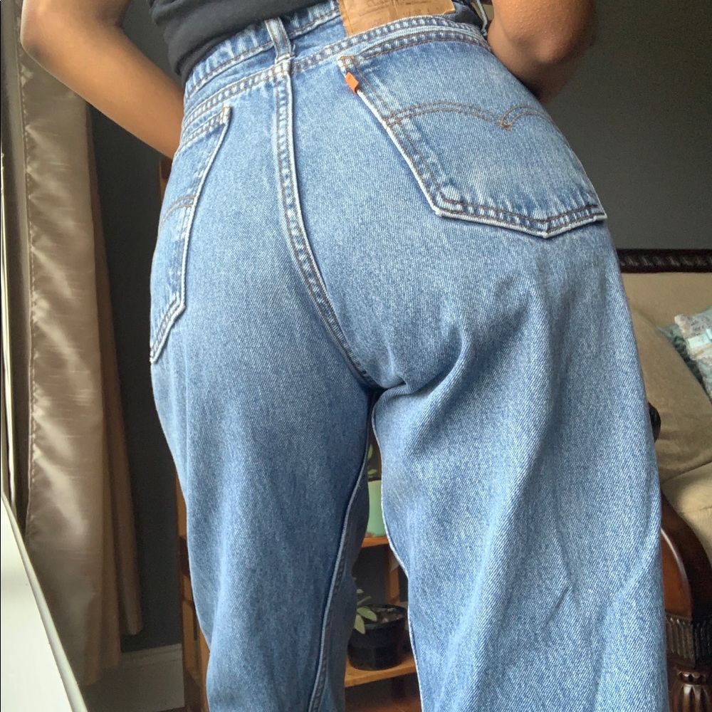 Classic Vintage Lightwash Orange Tab 505 Levi’s